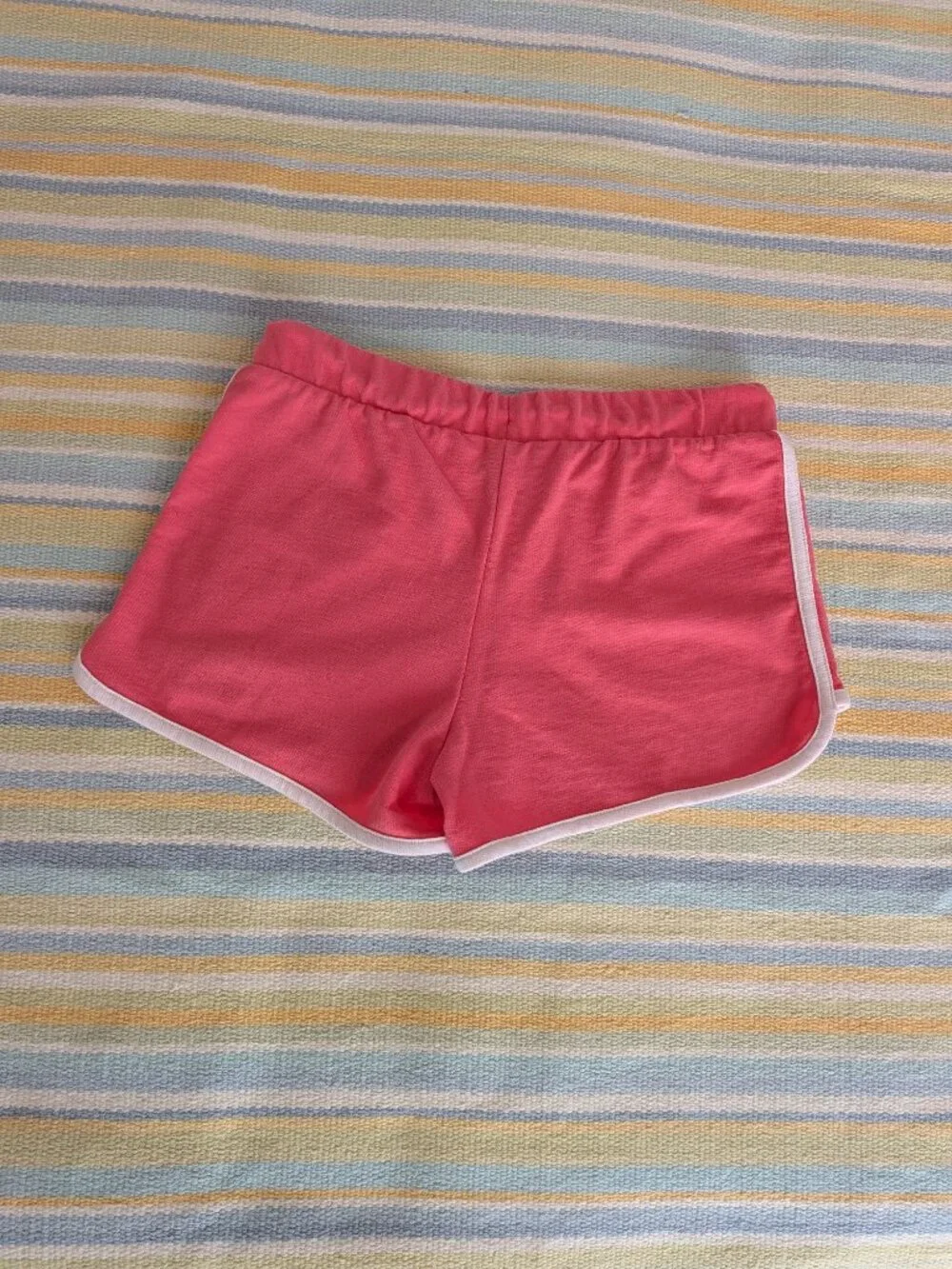 Girl's Old Navy Coral dolphin-hem shorts large 10/12